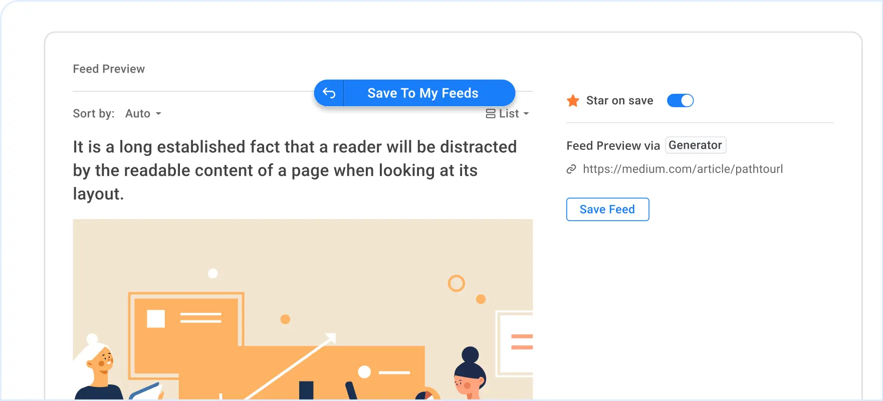 Prévisualisation et sauvegarde