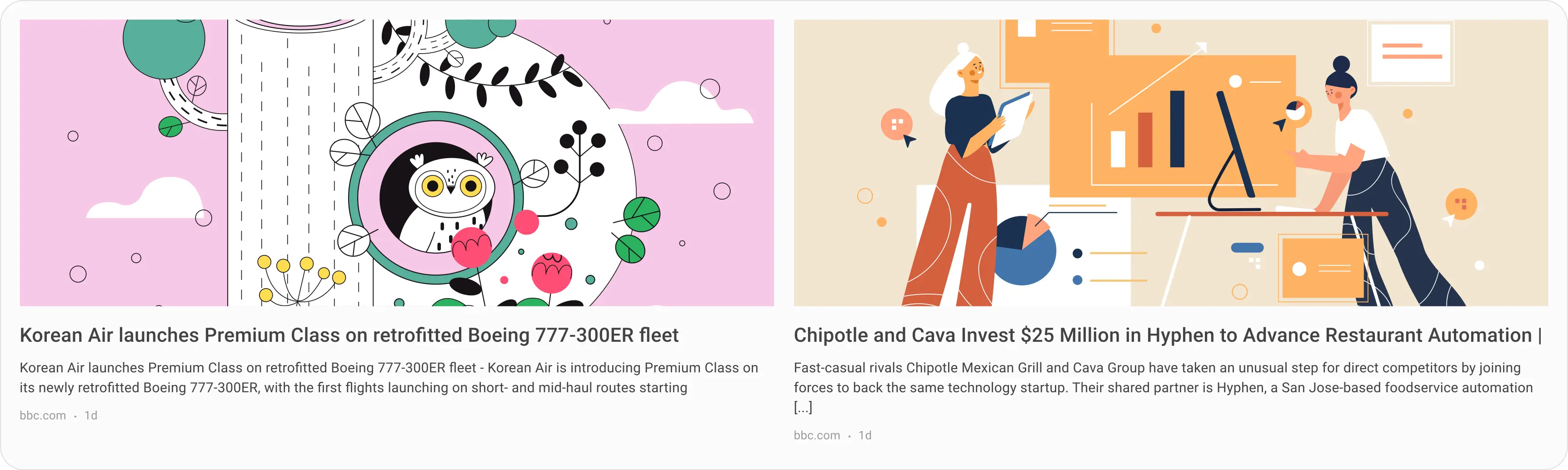 Widget della rivista